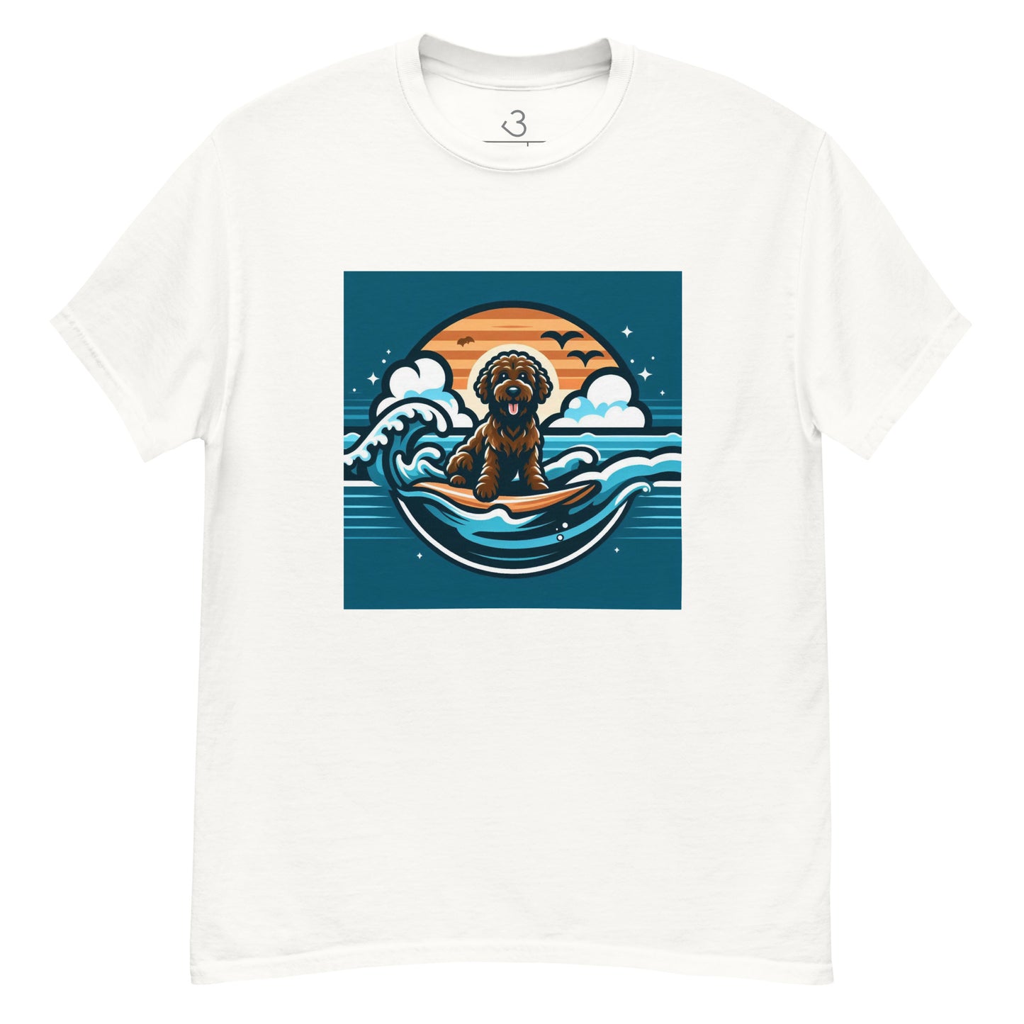 Camiseta water dog waves waves