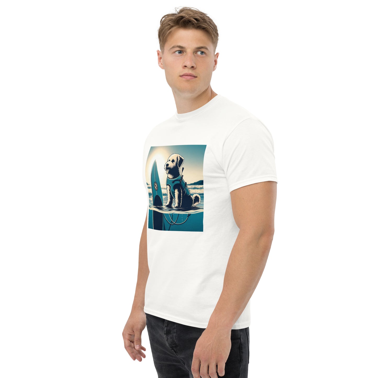 Camiseta water dog vive el surf