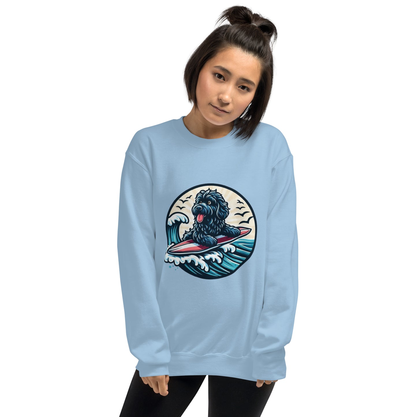 Sudadera water dog surfing life