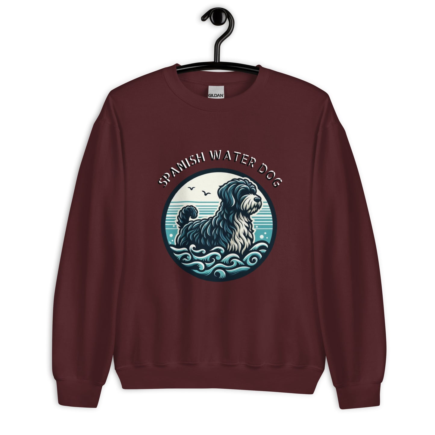 Sudadera water dog waves