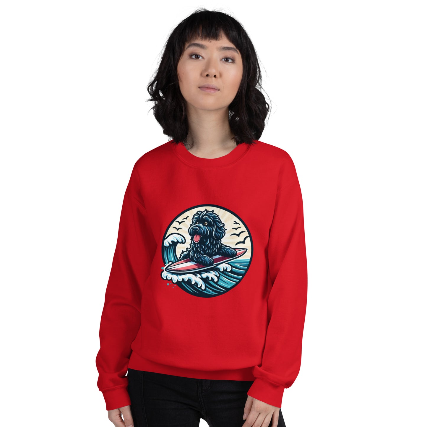 Sudadera water dog surfing life