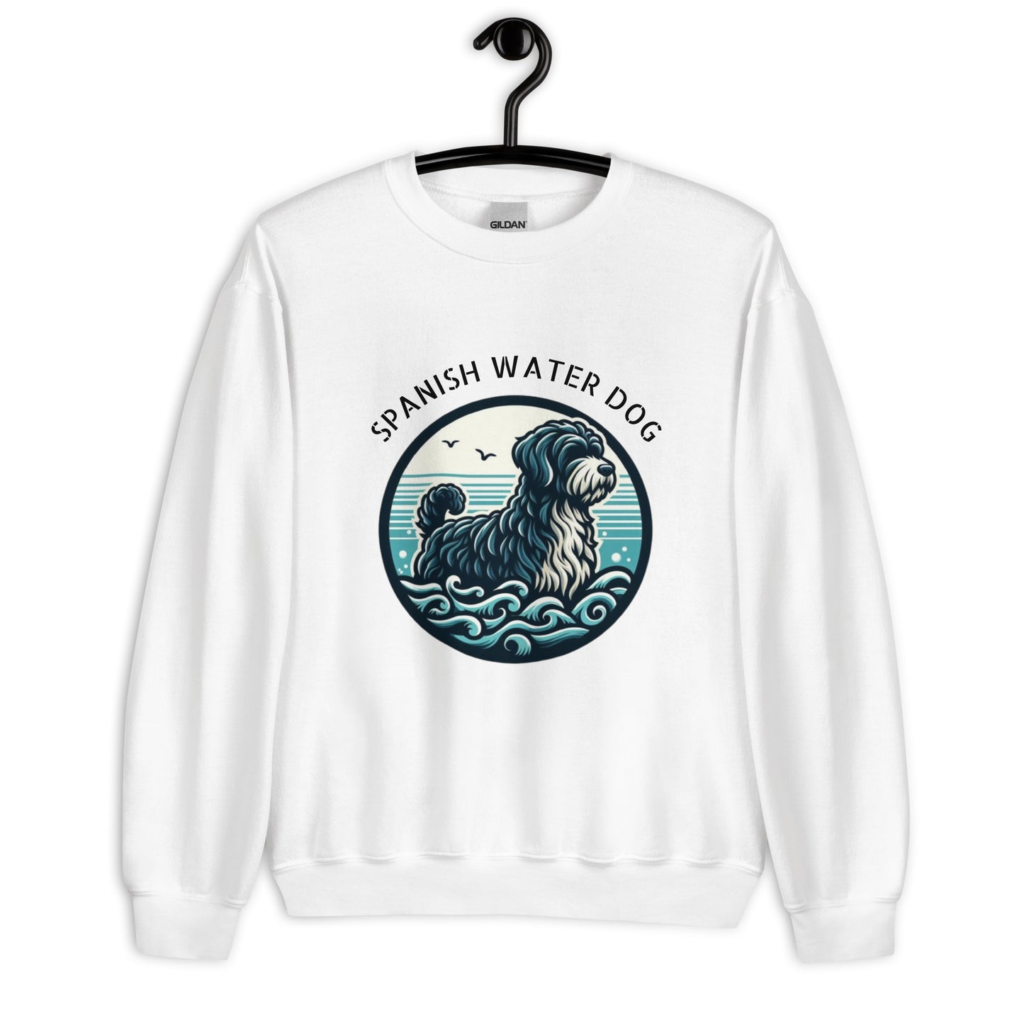 Sudadera water dog waves