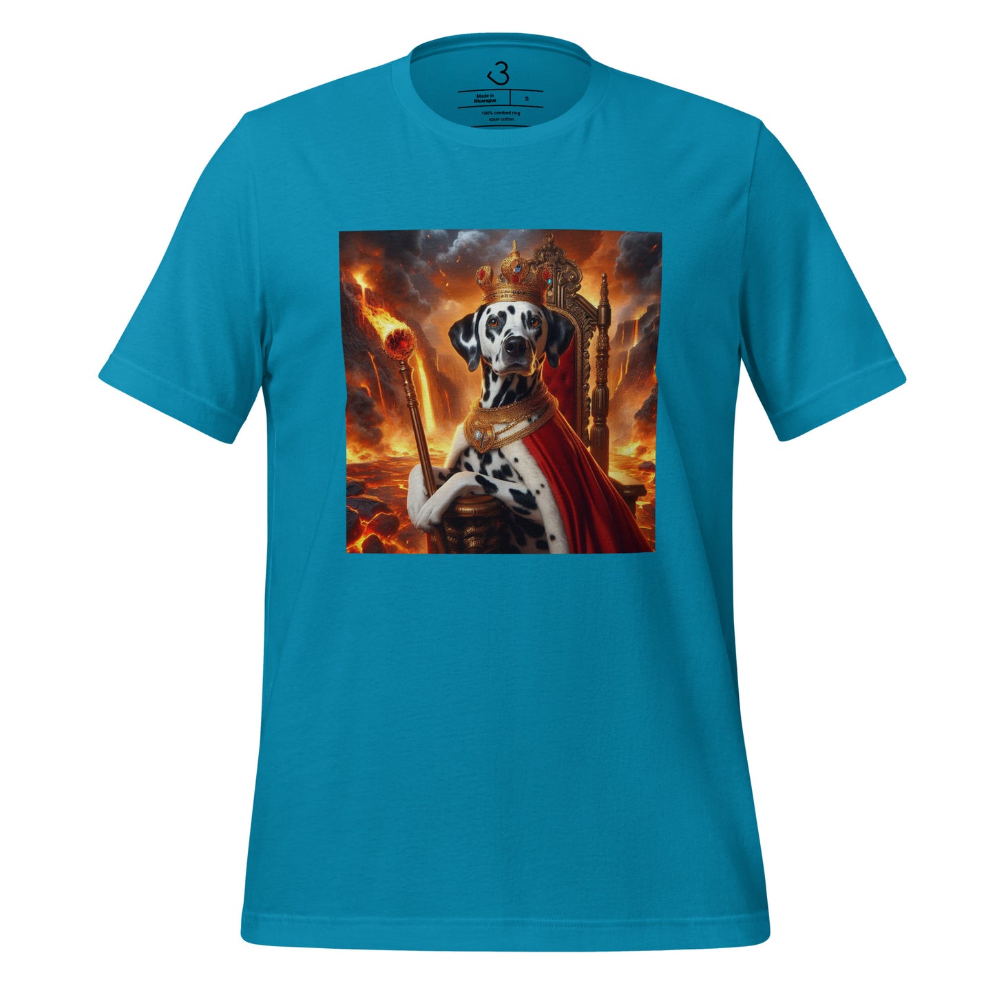 Camiseta dálmata on fire