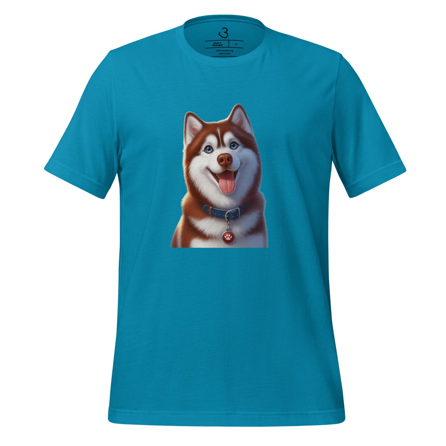 Camiseta husky happy