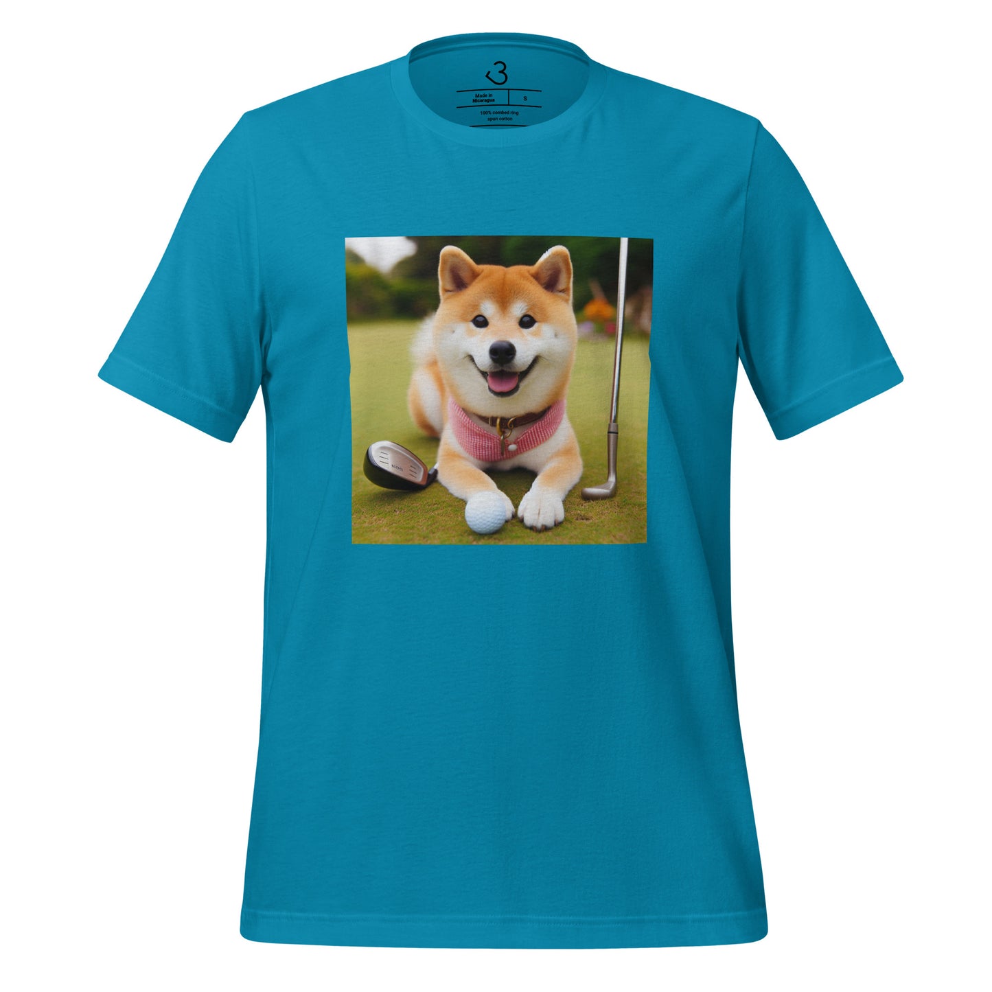 Camiseta shiba inu golf