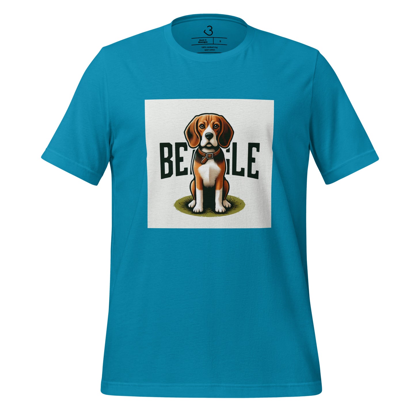 Camiseta beagle letras