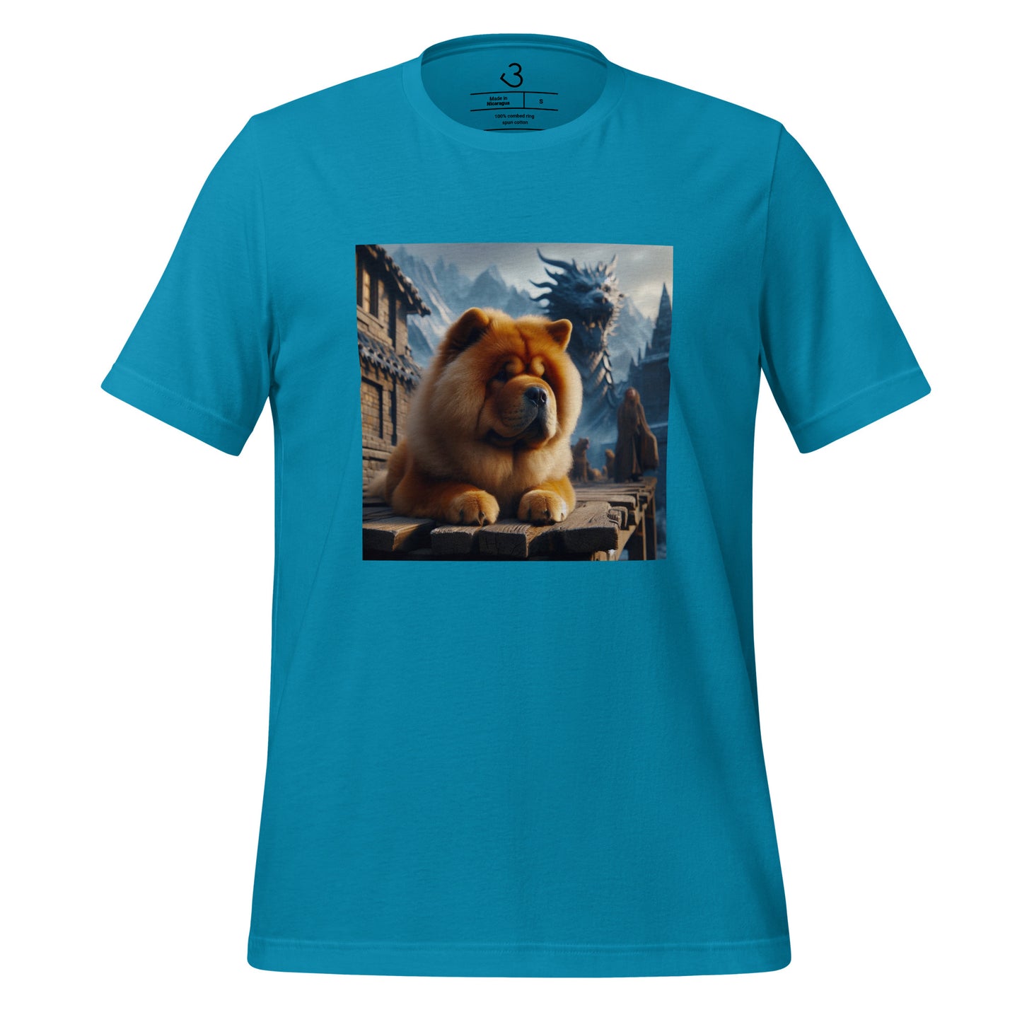 Camiseta chow chow dragon