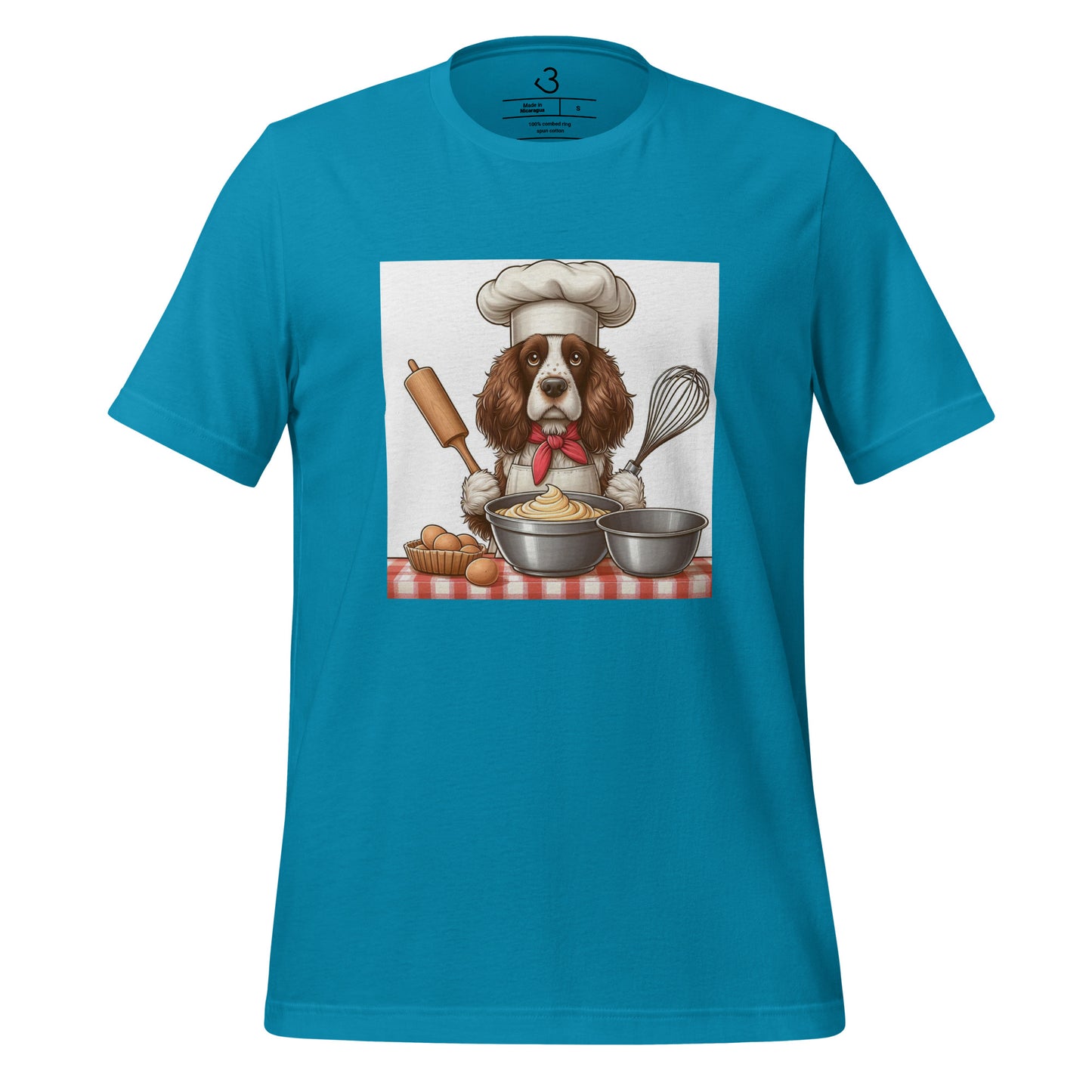 Camiseta cocker cocinero