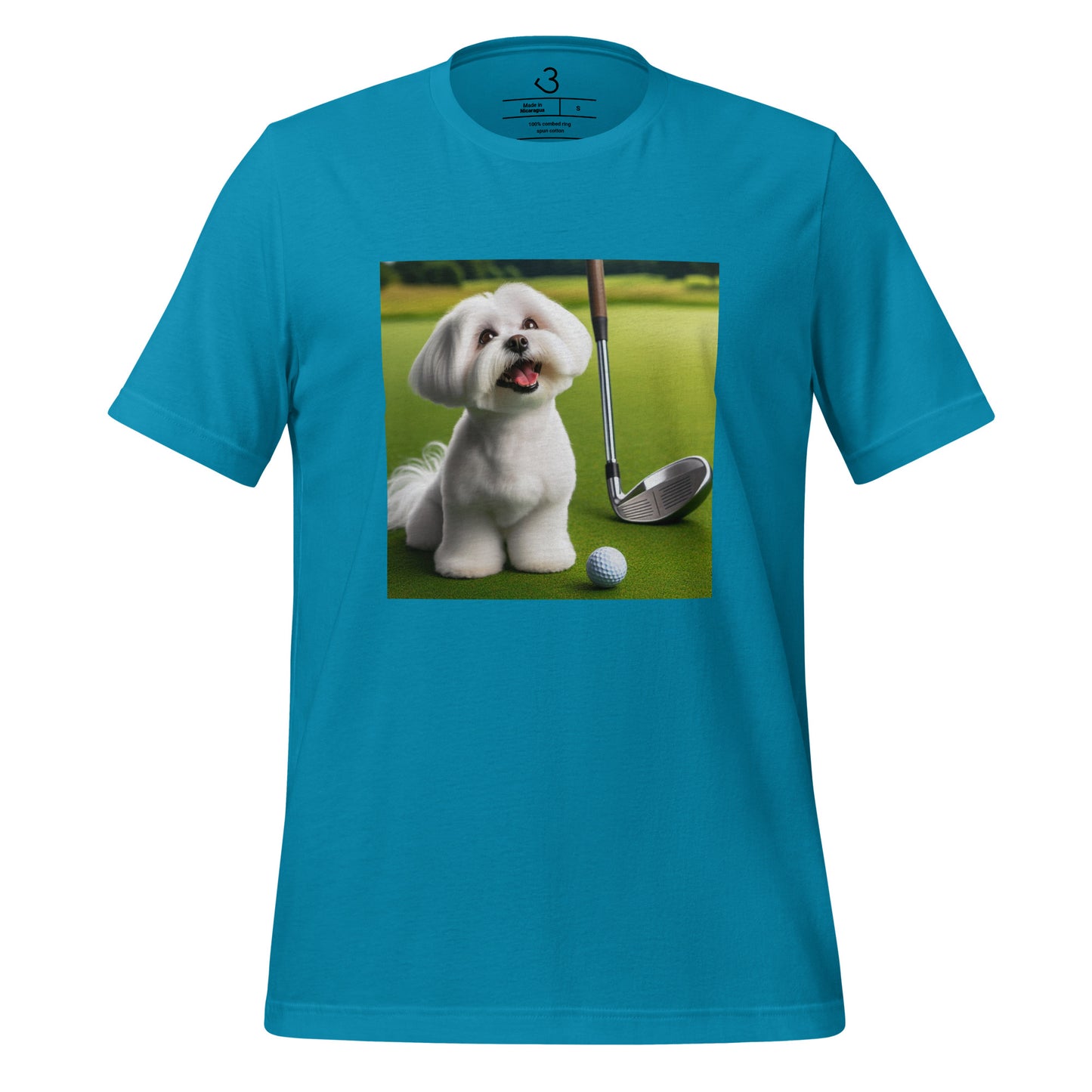 Camiseta bichón maltés golf