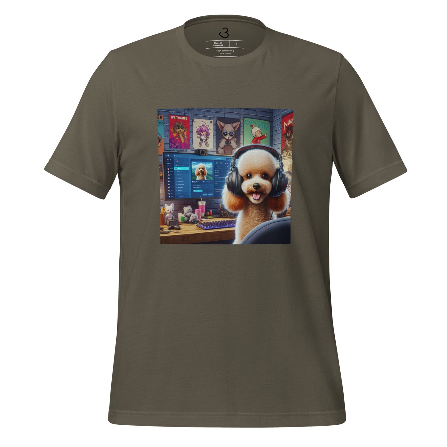 Camiseta caniche streamer