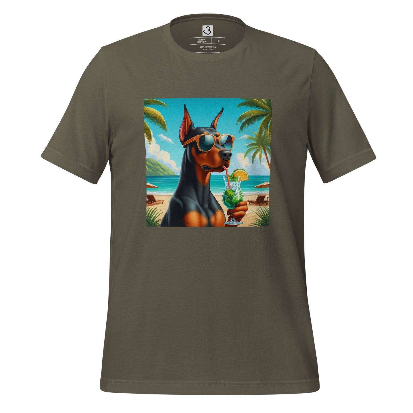 Camiseta Dóberman caribe