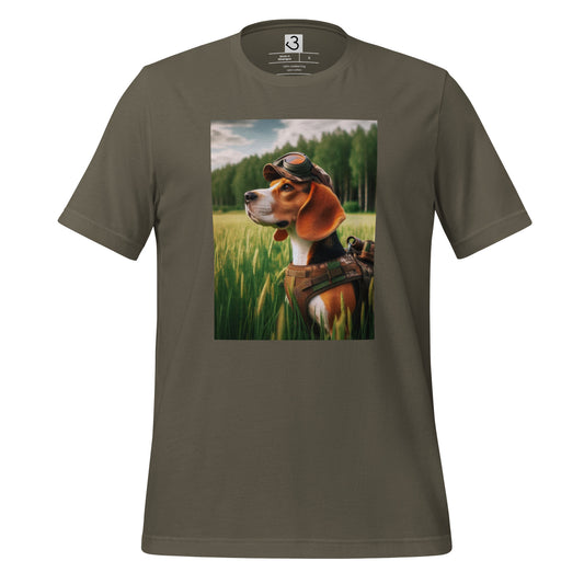 Camiseta beagle cazador