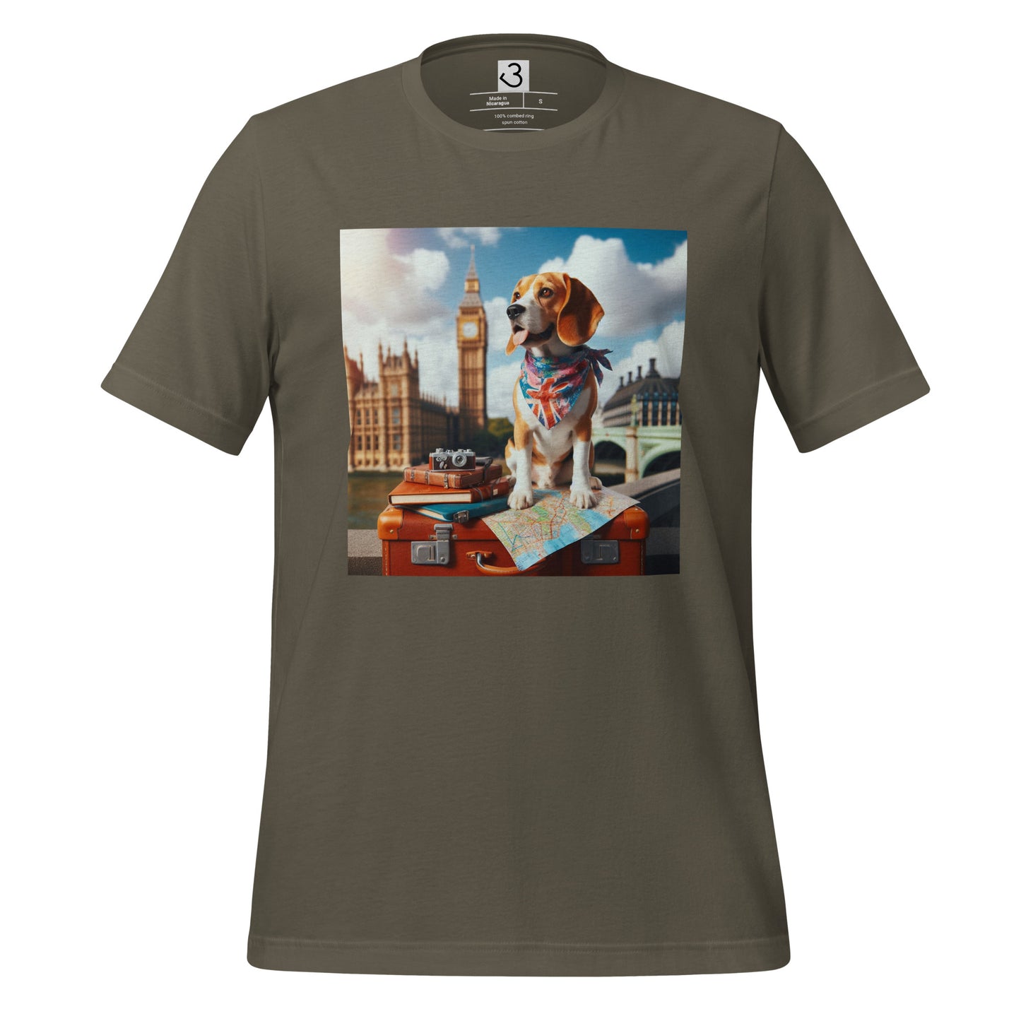 Camiseta beagle viajero