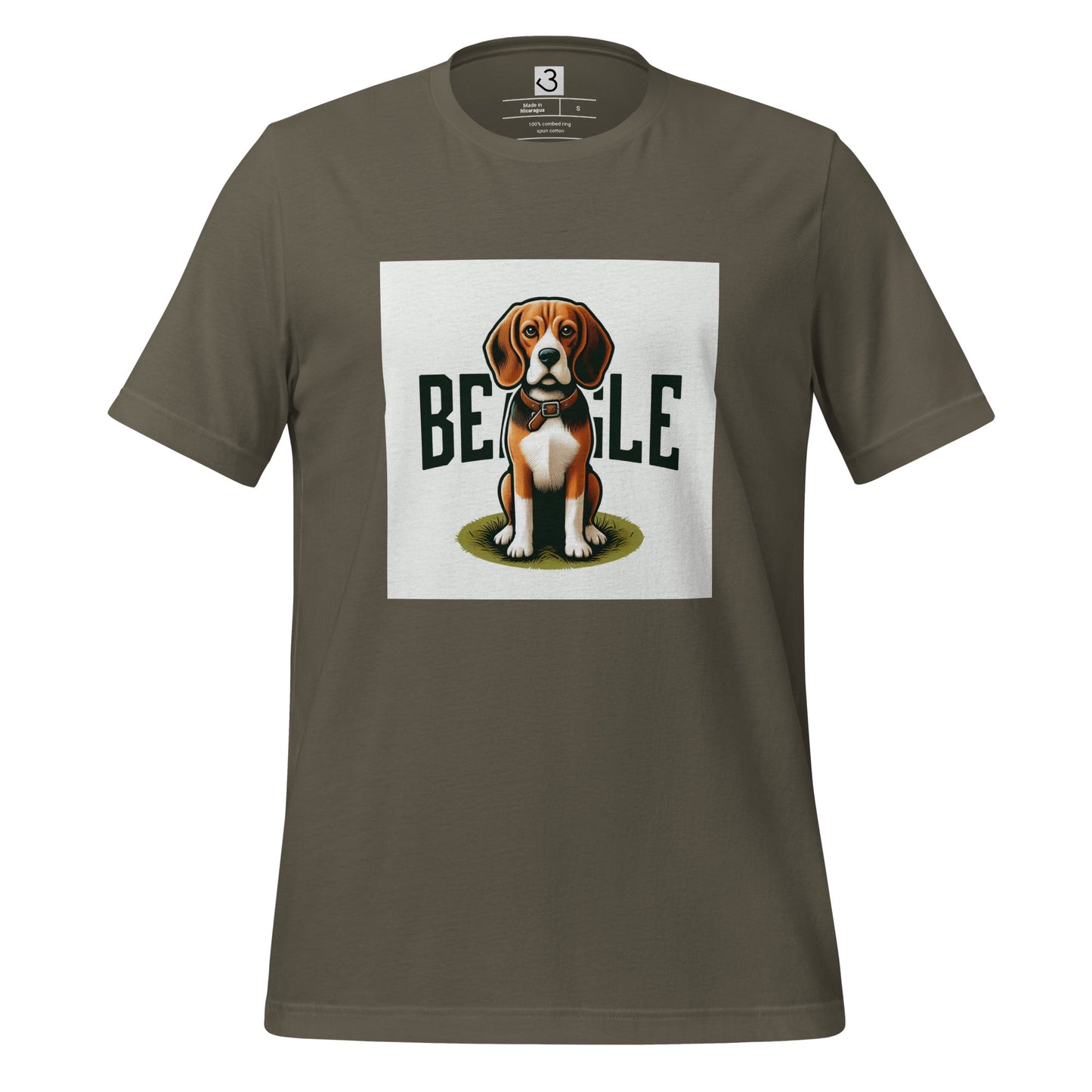 Camiseta beagle letras