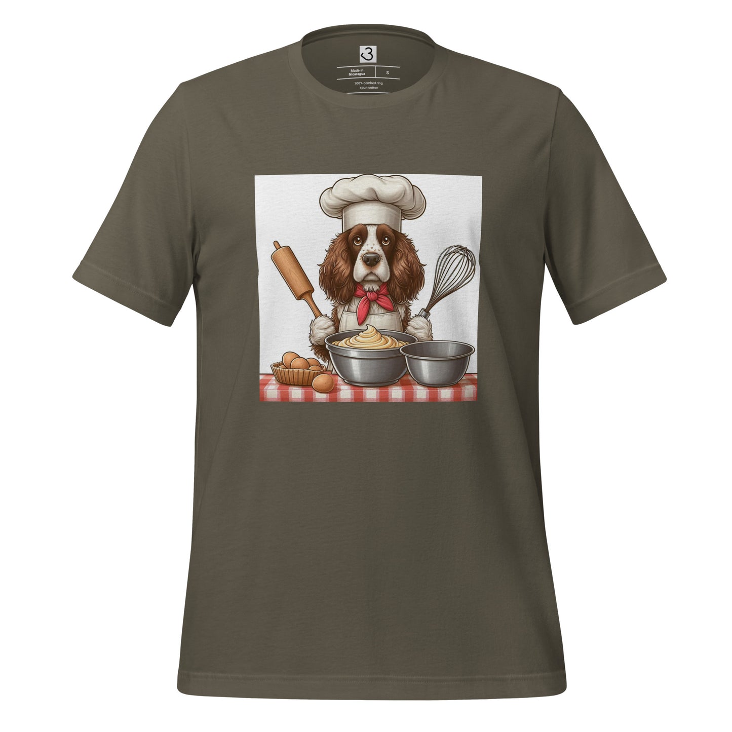 Camiseta cocker cocinero