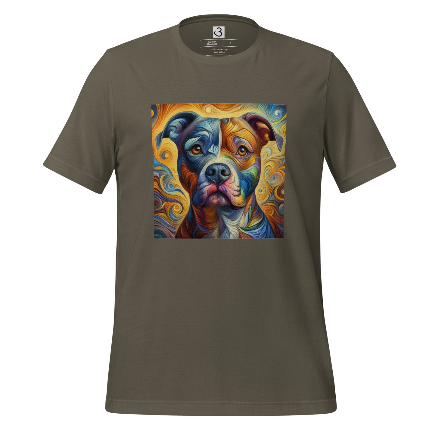 Camiseta pitbull color