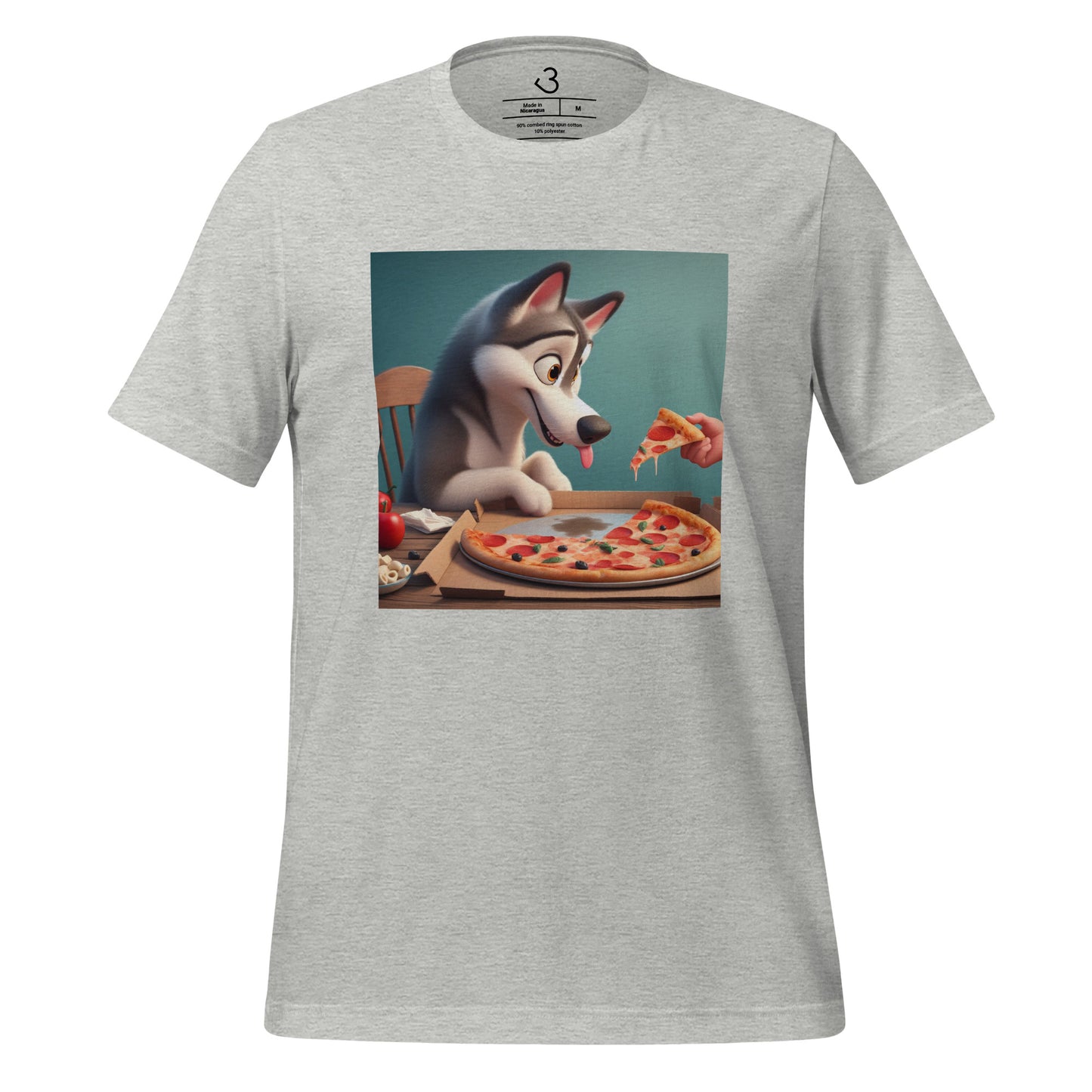 Camiseta husky pizza