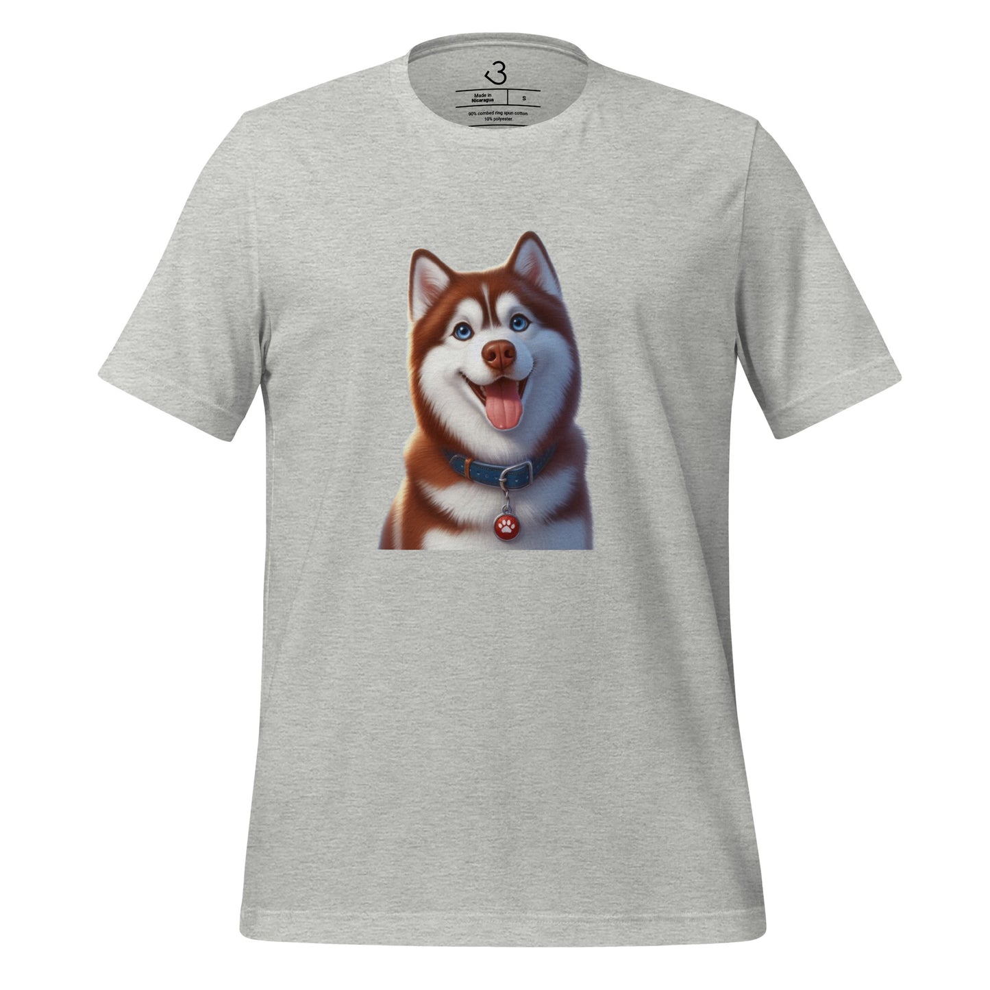 Camiseta husky happy