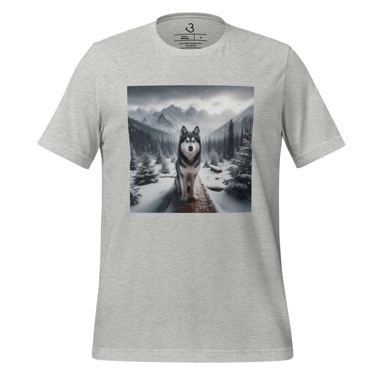 Camiseta husky snow