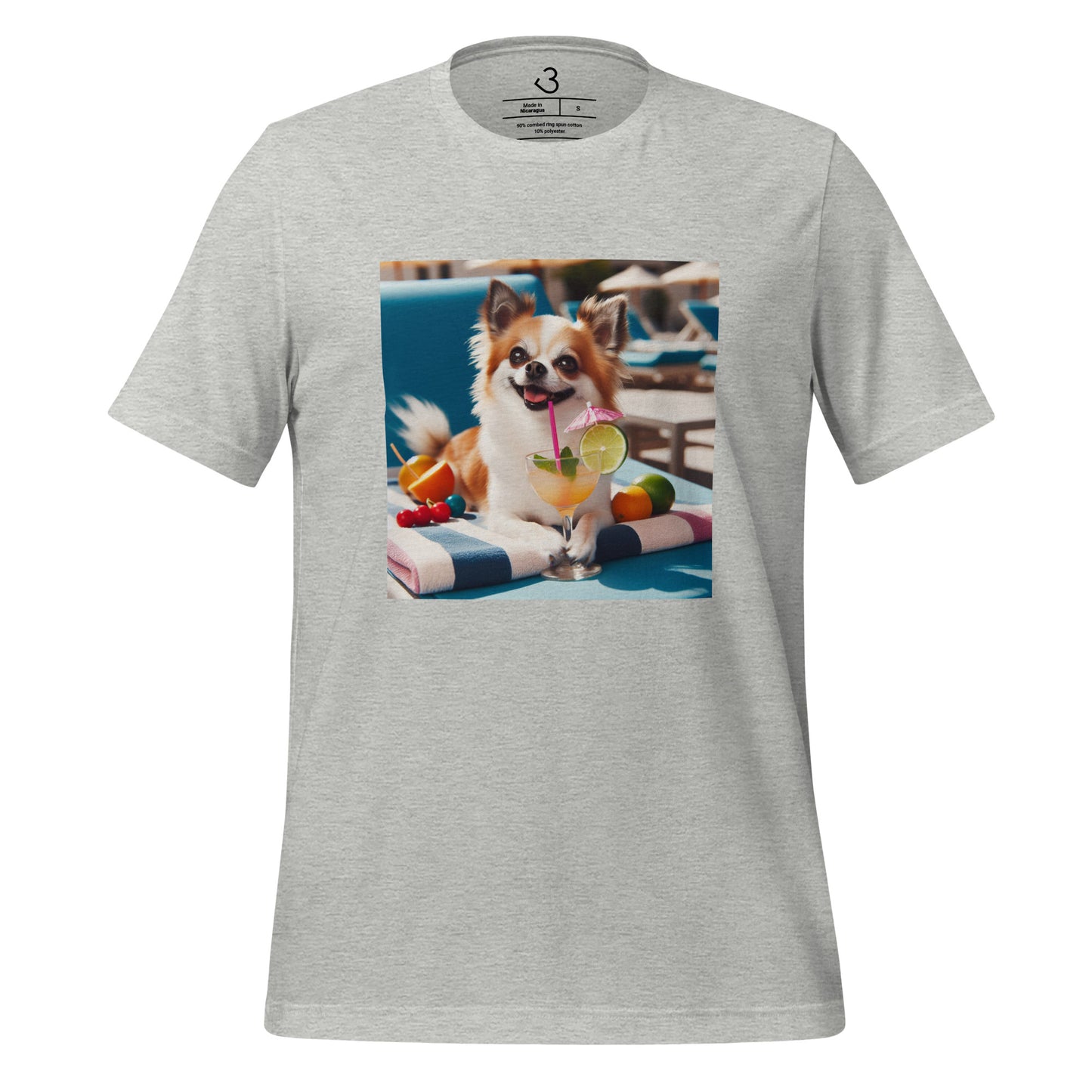 Camiseta chihuahua cocktail