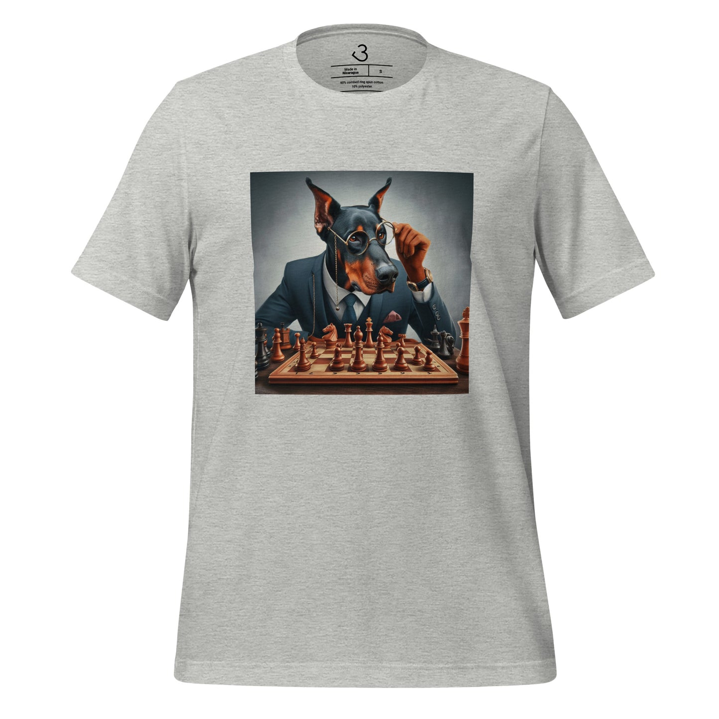 Camiseta Dóberman chess