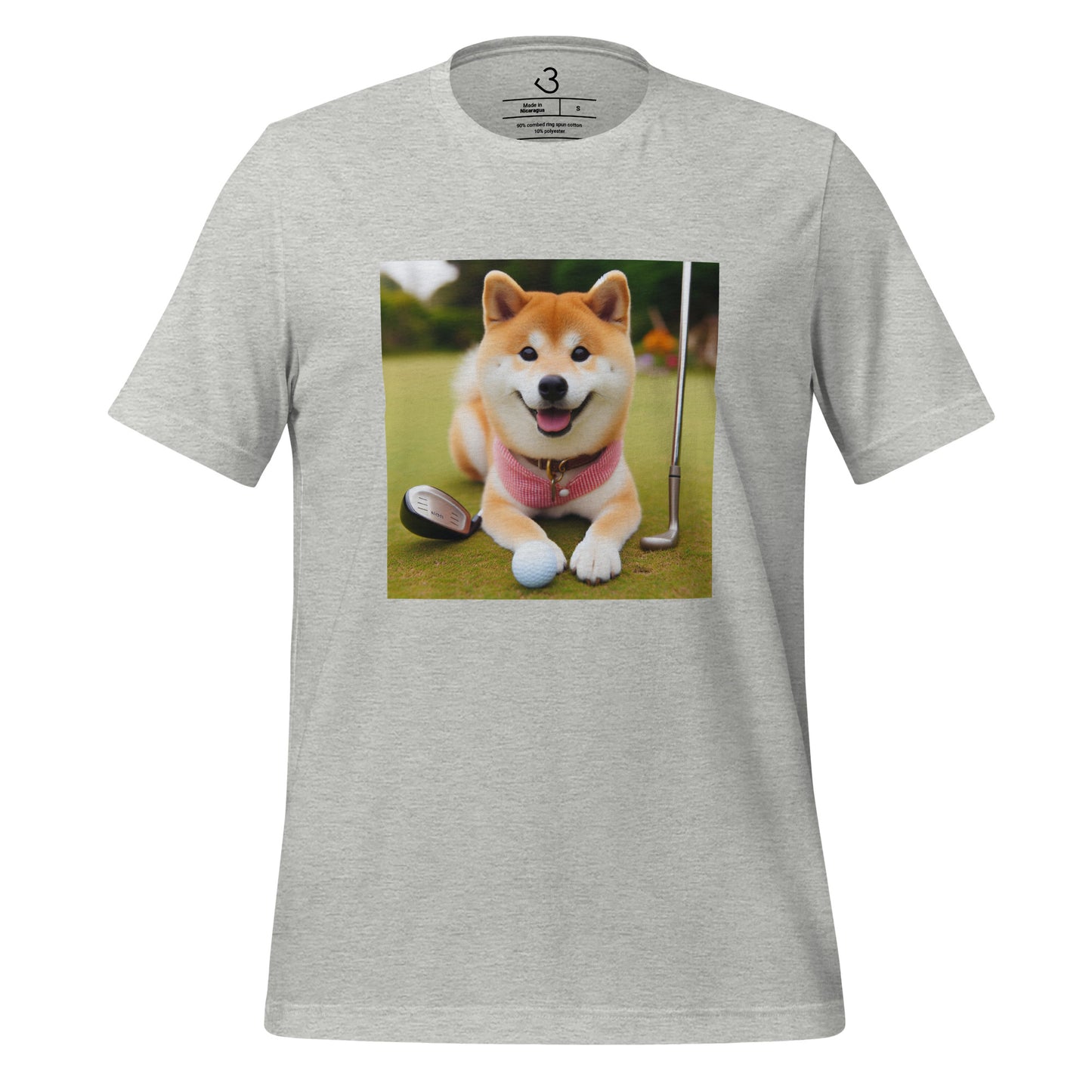 Camiseta shiba inu golf