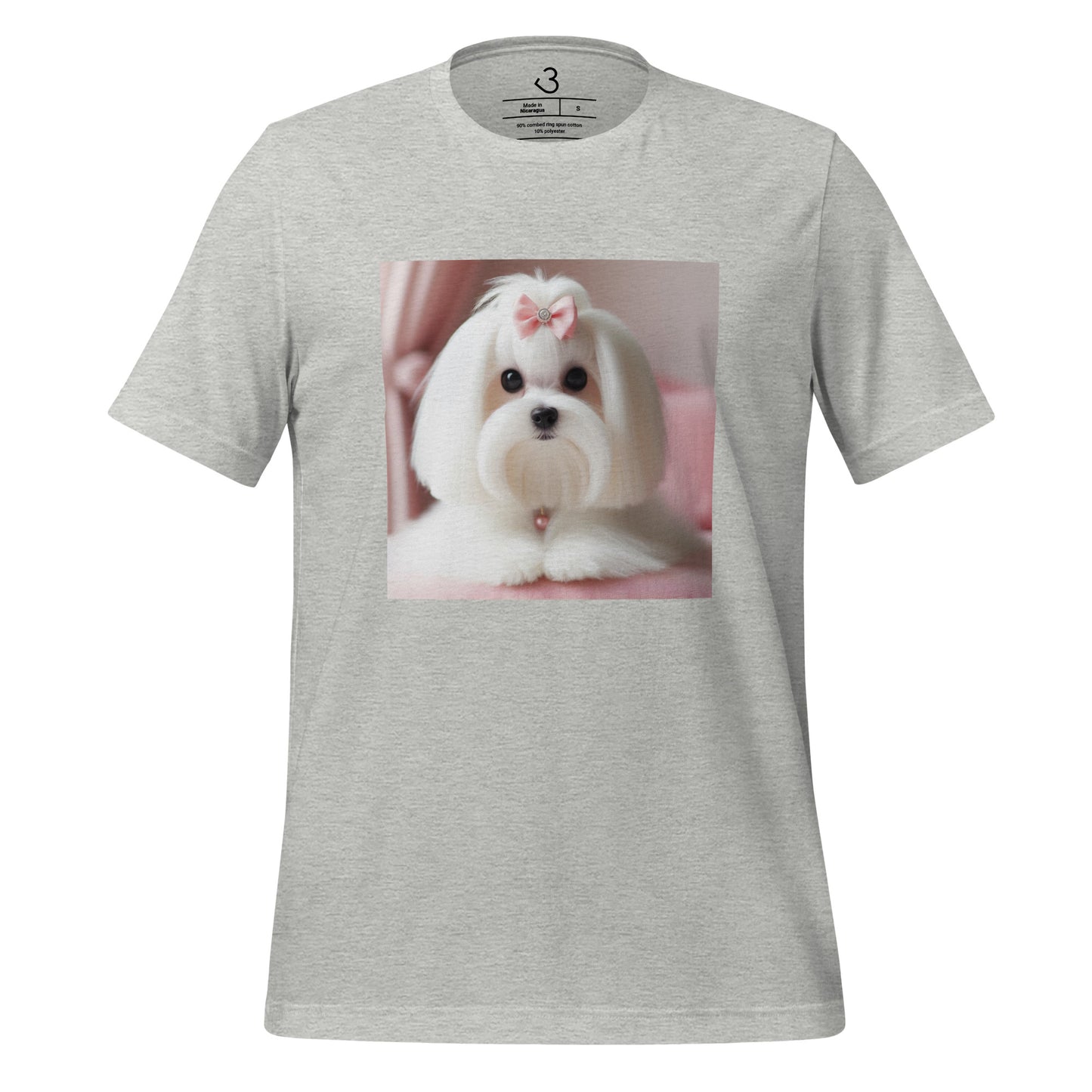 Camiseta bichón maltés princesa