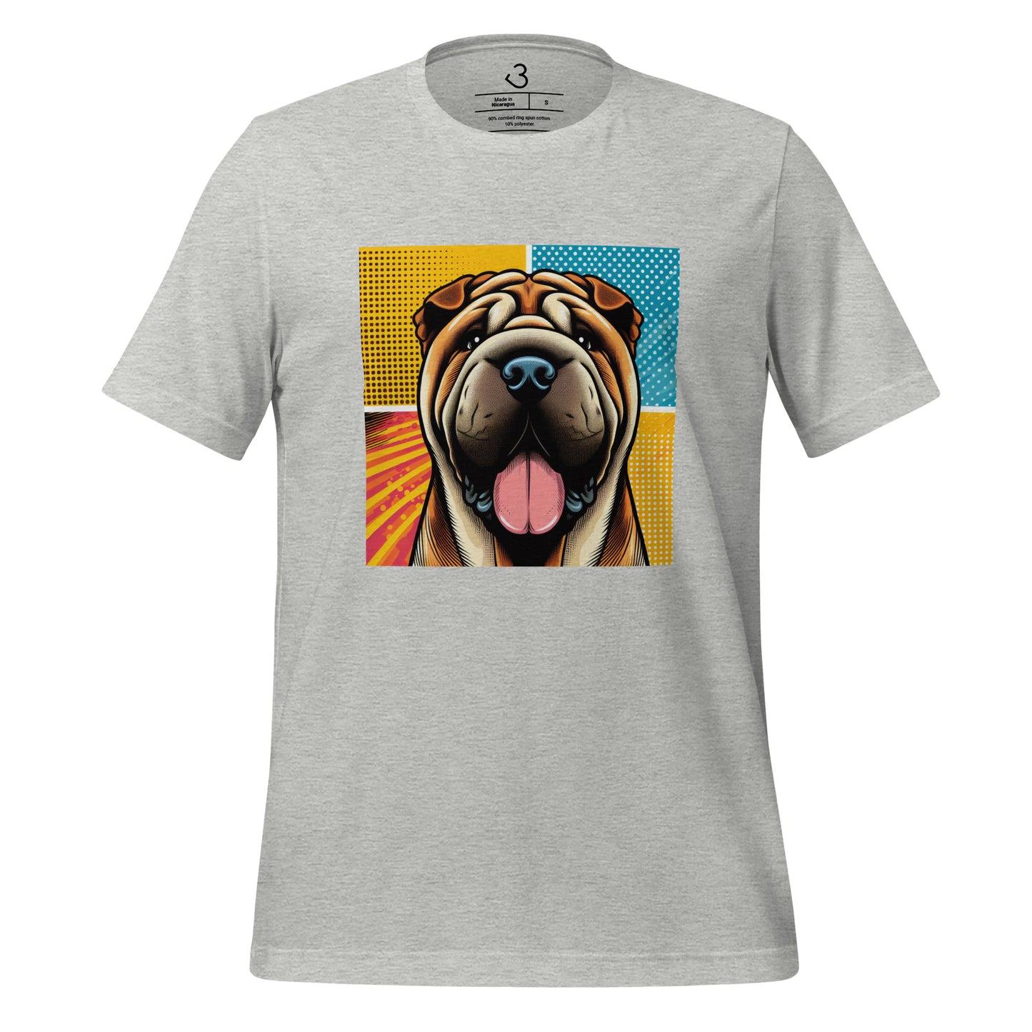 Camiseta shar pei art