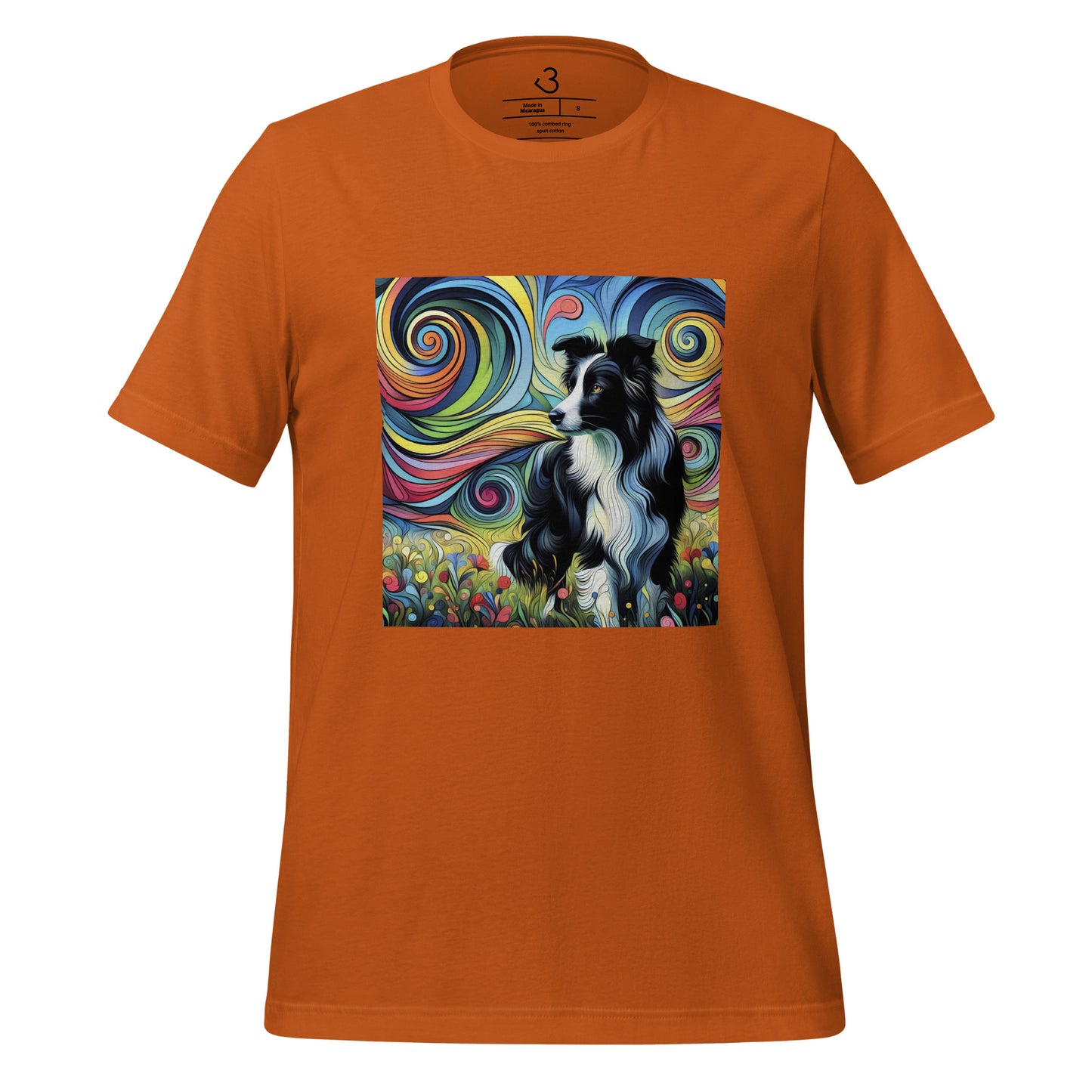 Camiseta collie artistic style