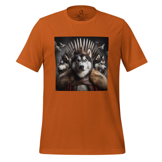 Camiseta husky trono