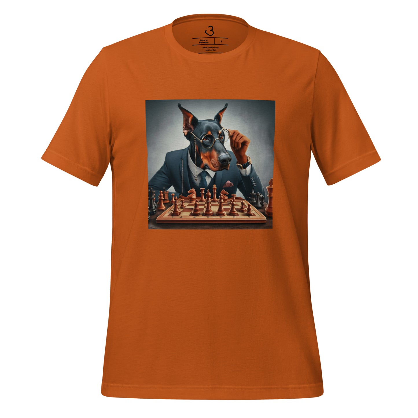 Camiseta Dóberman chess