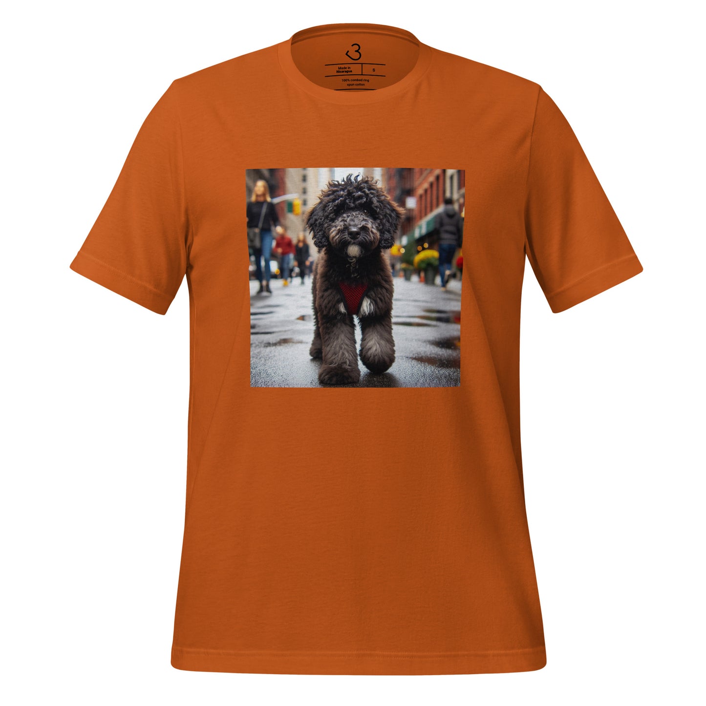 Camiseta water dog walking