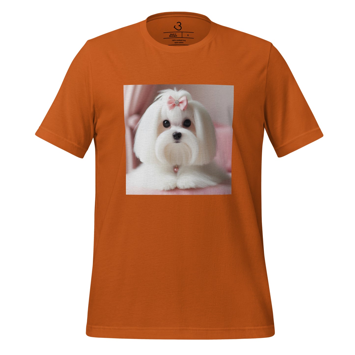 Camiseta bichón maltés princesa