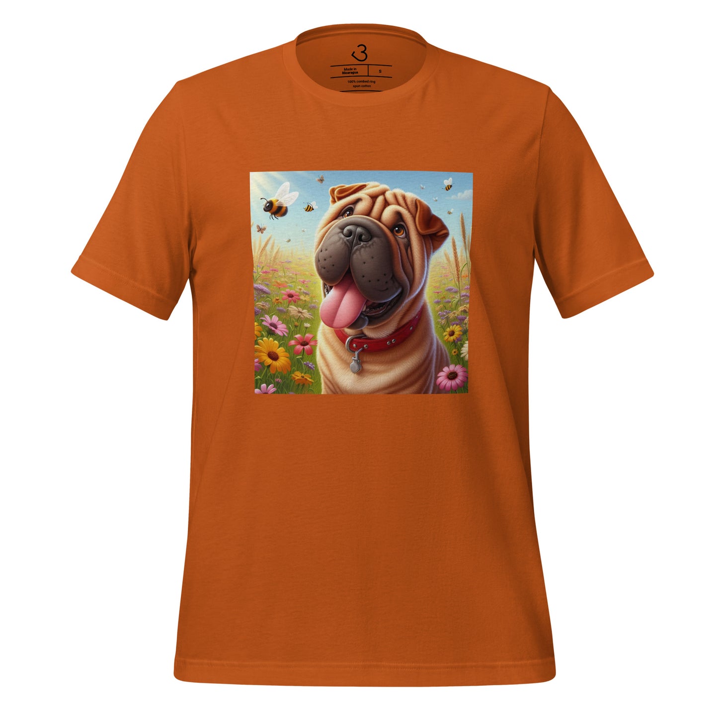 Camiseta shar pei happy