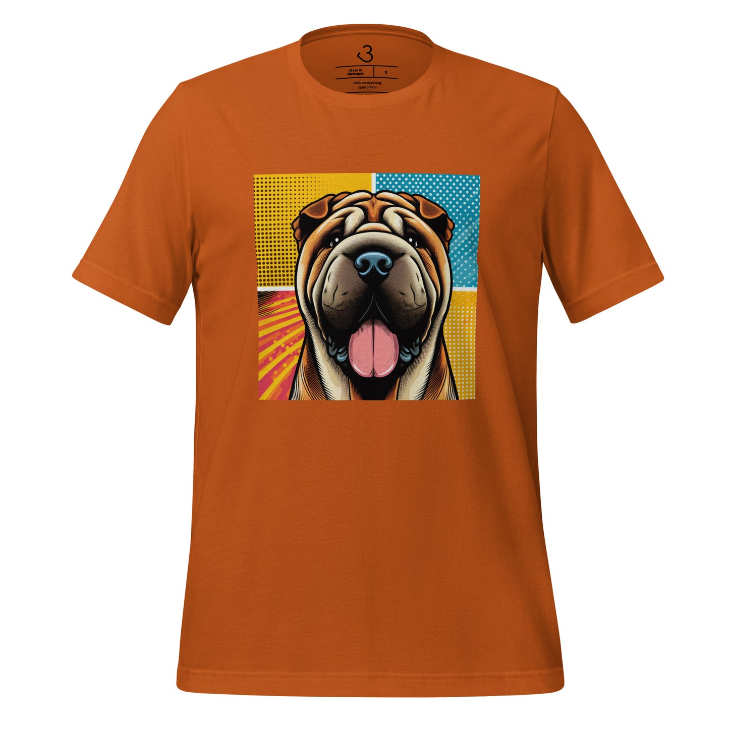 Camiseta shar pei art