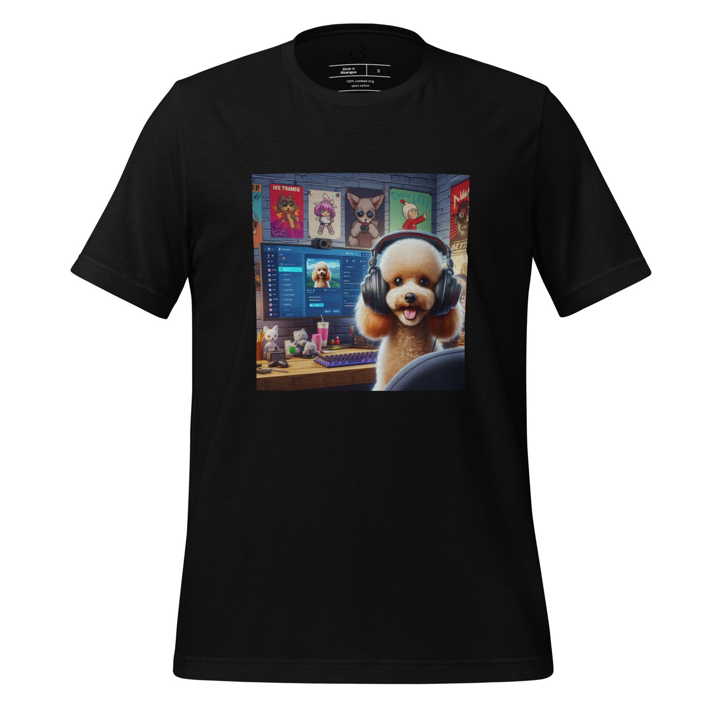 Camiseta caniche streamer