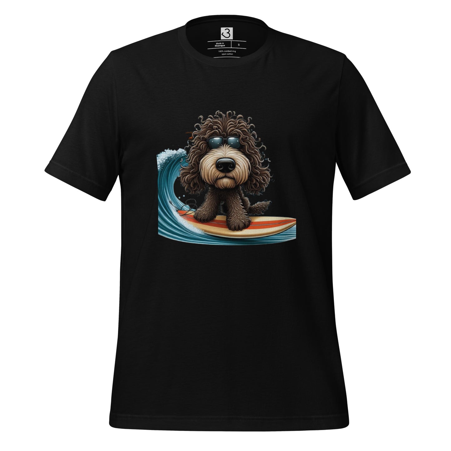 Camiseta water dog surfing