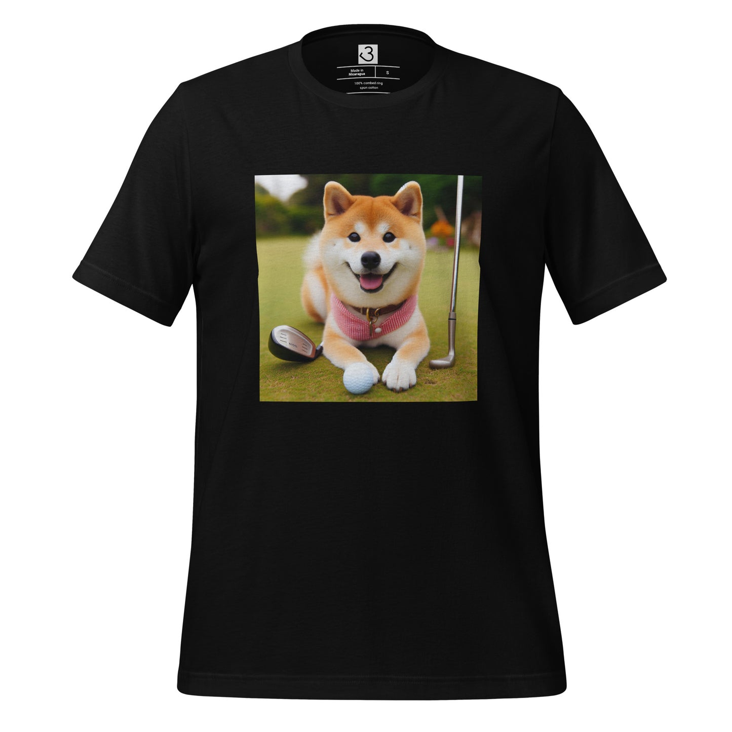 Camiseta shiba inu golf