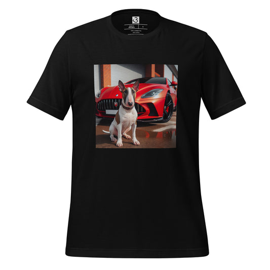 Camiseta bull terrier car