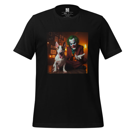 Camiseta bull terrier joker