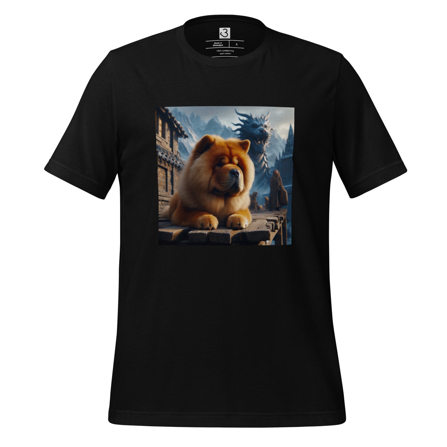 Camiseta chow chow dragon