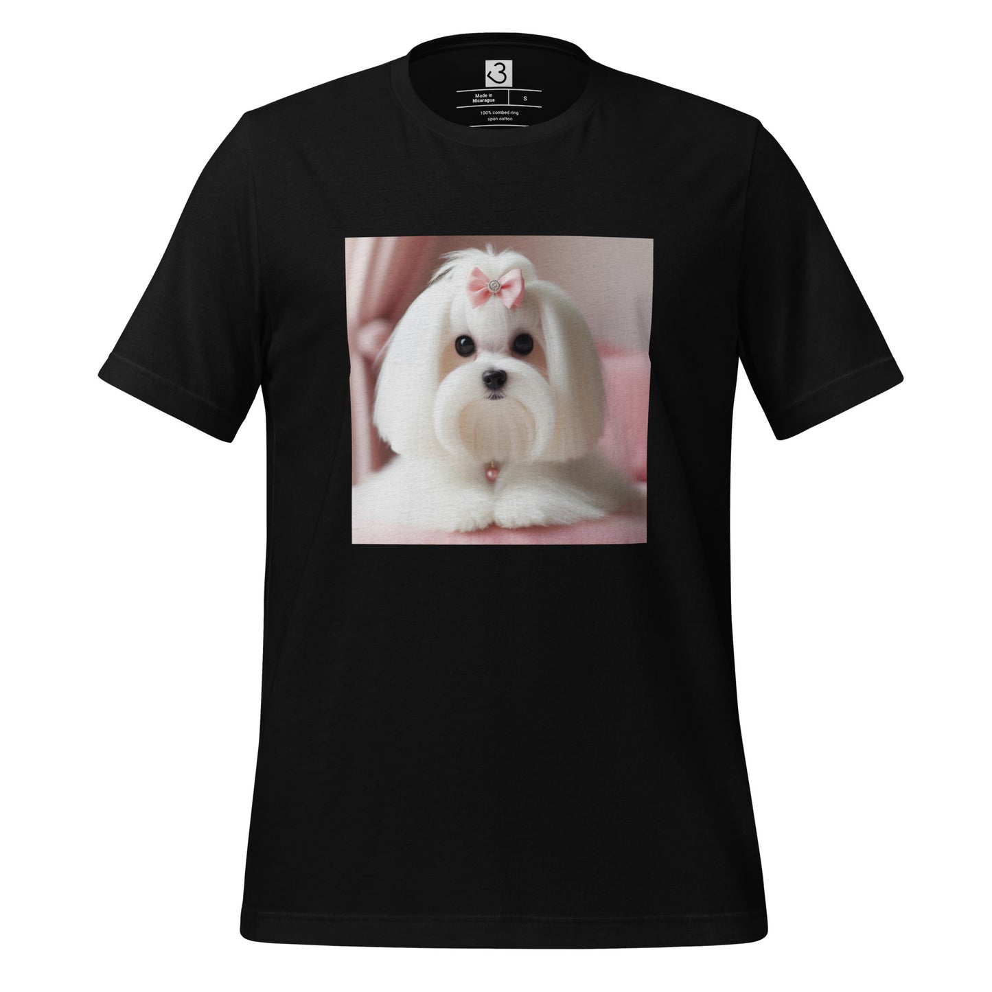 Camiseta bichón maltés princesa