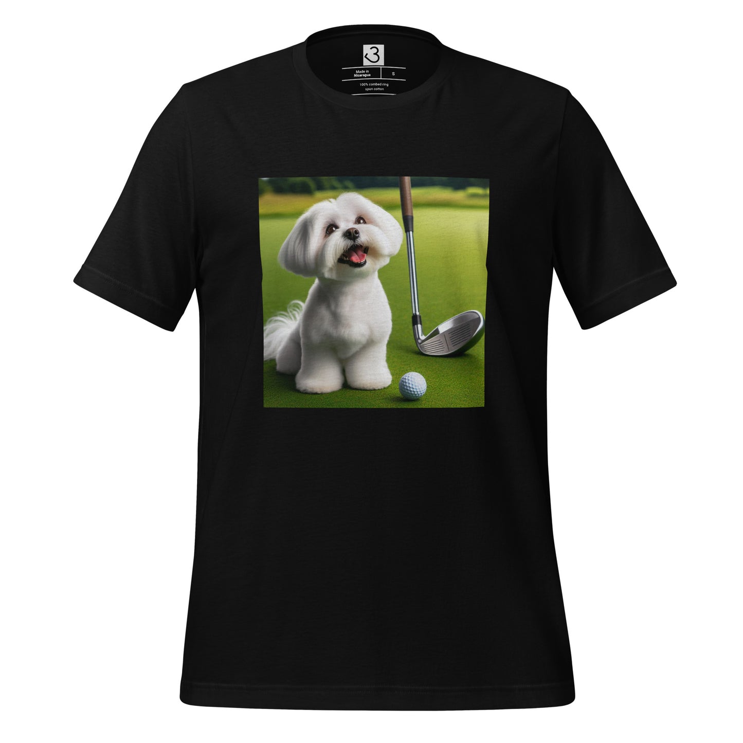 Camiseta bichón maltés golf