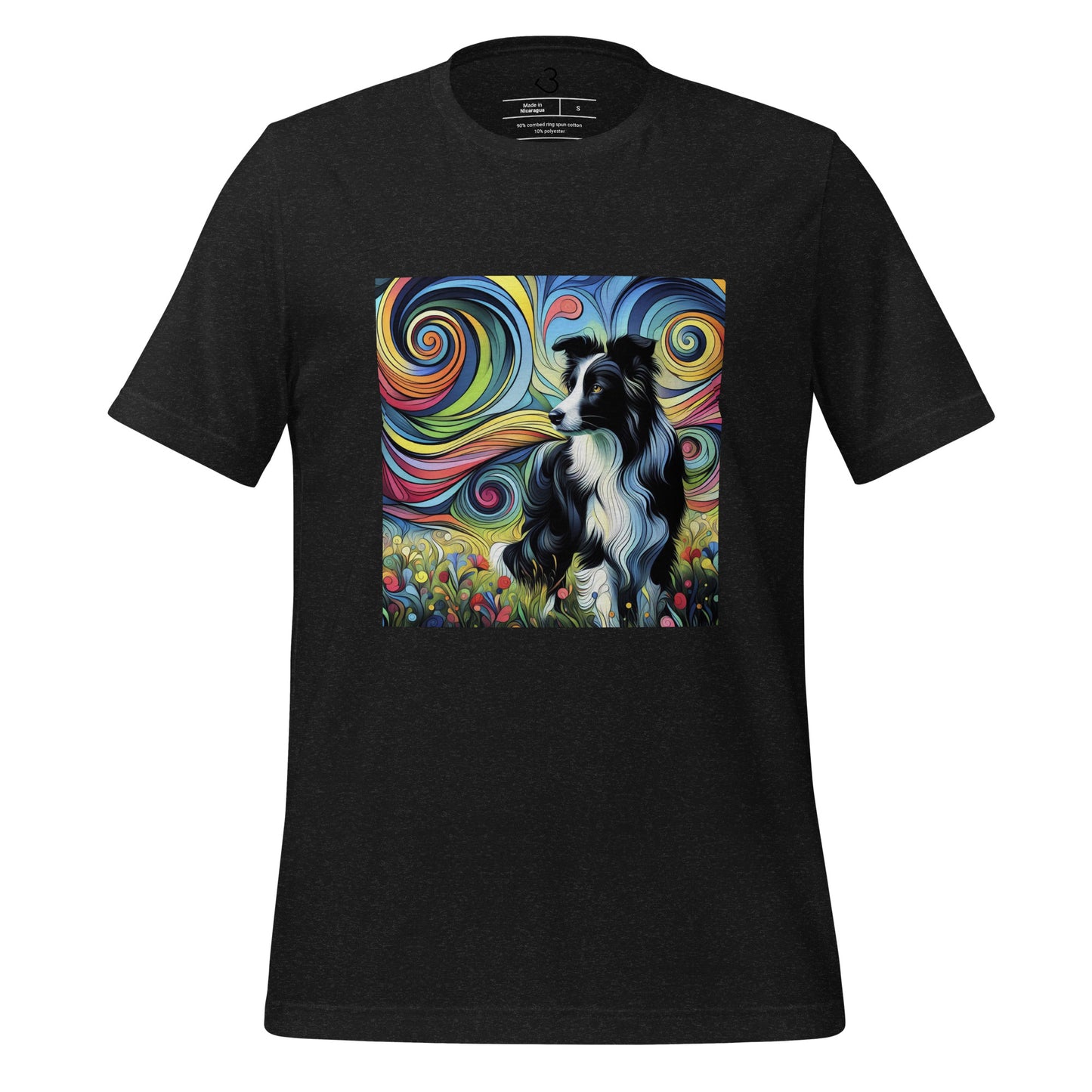 Camiseta collie artistic style