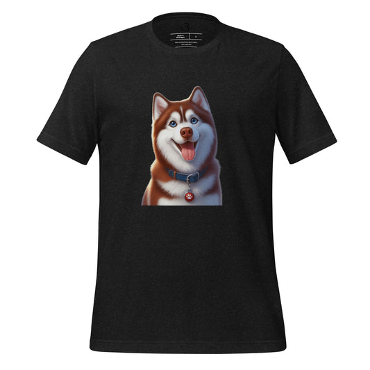 Camiseta husky happy