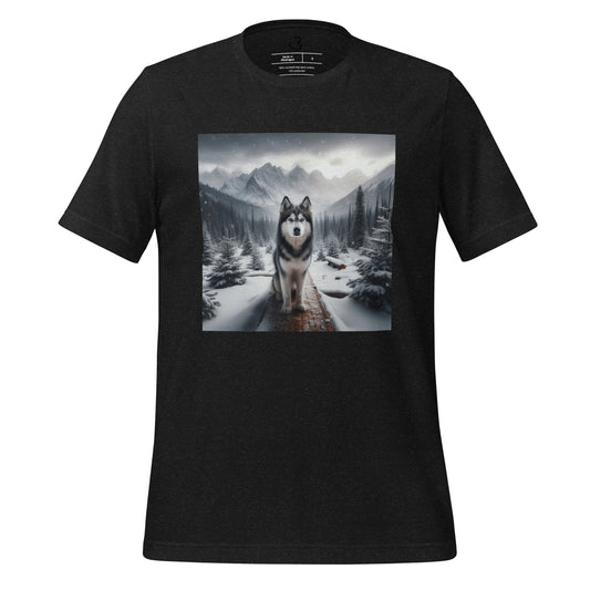 Camiseta husky snow