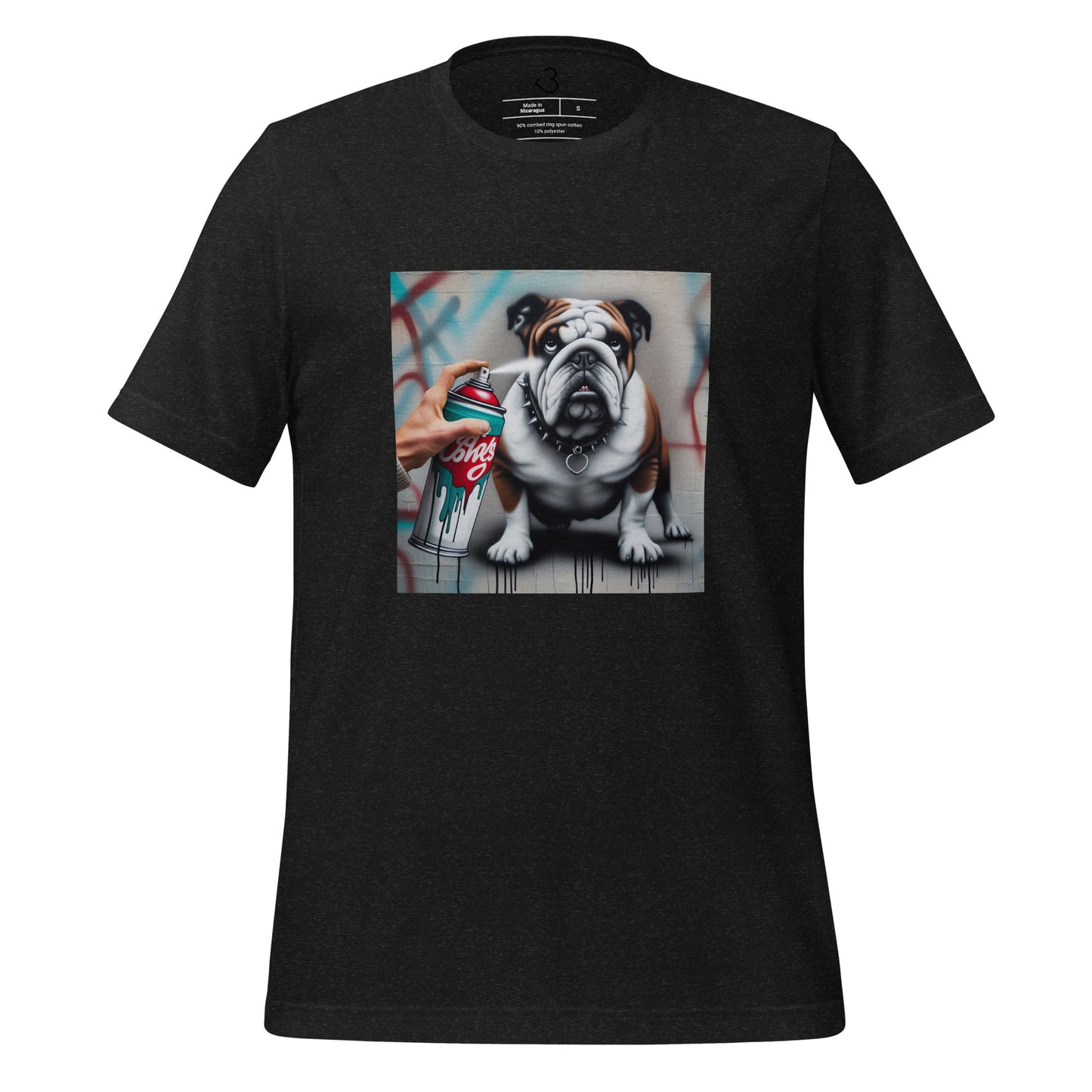 Camiseta bulldog grafitero