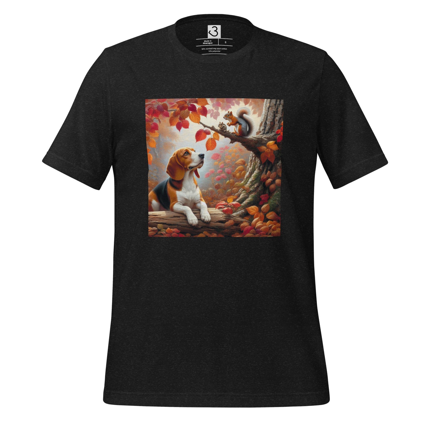 Camiseta beagle otoñal