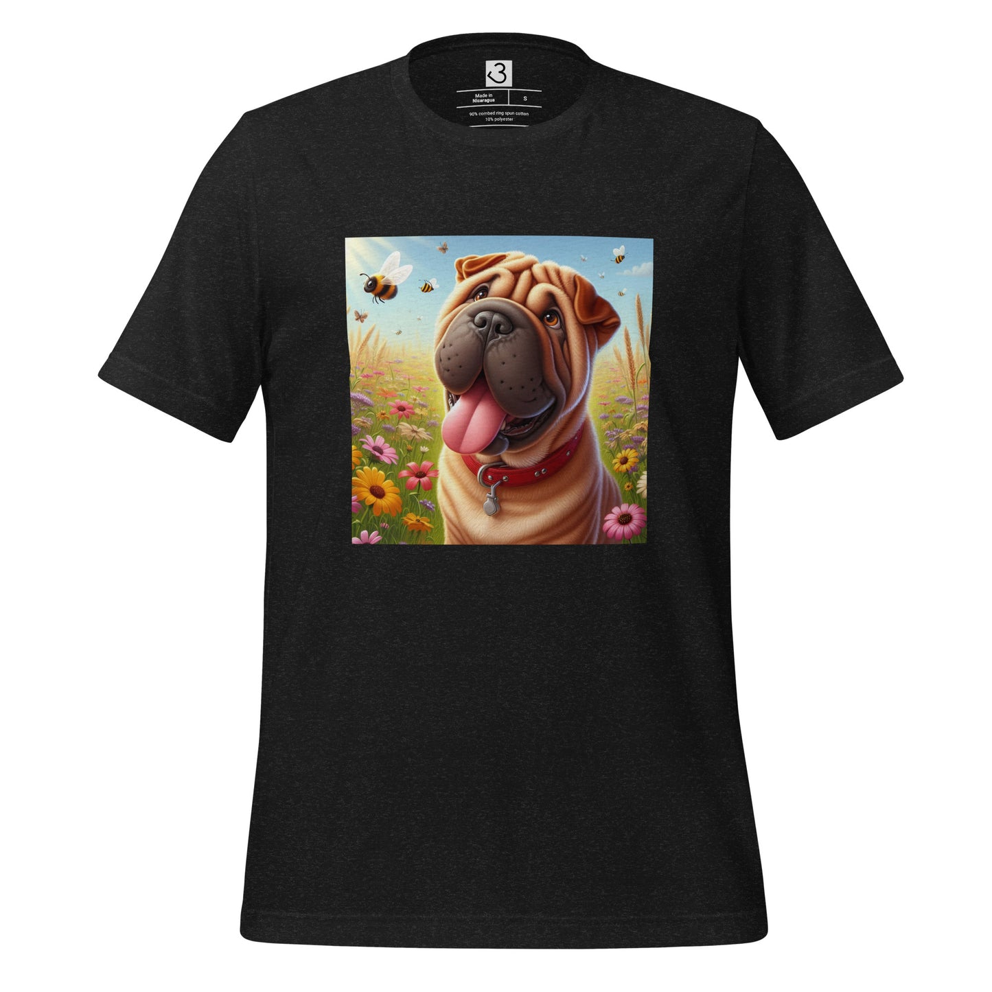 Camiseta shar pei happy