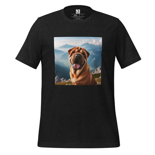 Camiseta shar pei montaña